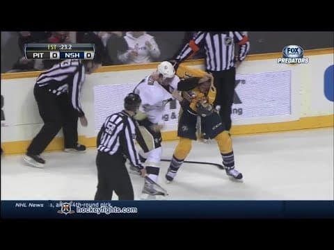 R. Bortuzzo (PIT) vs. C. Wilson (NSH)