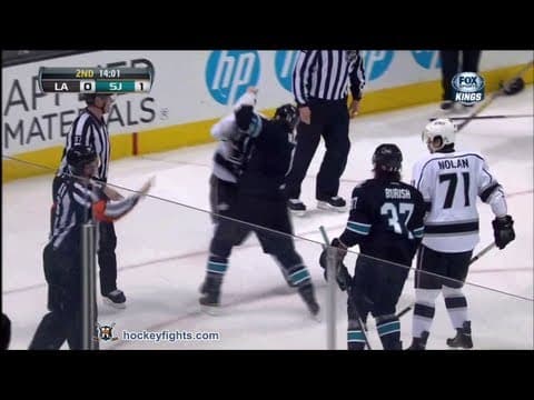 J. Muzzin (LAK) vs. A. Desjardins (SJS)