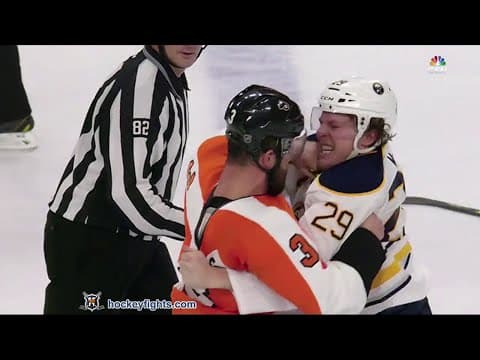 J. McCabe (BUF) vs. R. Gudas (PHI)