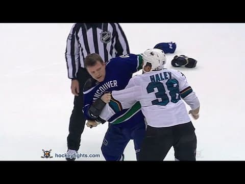 M. Haley (SJS) vs. D. Dorsett (VAN)