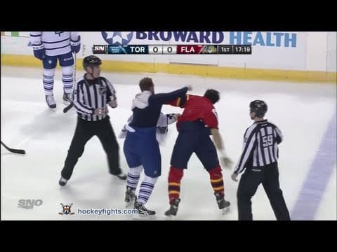 C. Orr (TOR) vs. G. Parros (FLA)