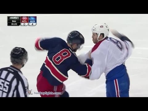 B. Prust (MON) vs. K. Klein (NYR)