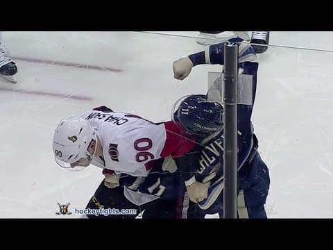 A. Chiasson (OTT) vs. M. Calvert (CBJ)