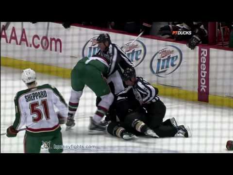 D. Boogaard (MIN) vs. N. Boynton (ANA)