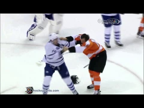 J. Lupul (TOR) vs. B. Schenn (PHI)