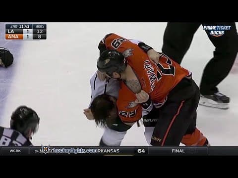 L. Schenn (LAK) vs. C. Stewart (ANA)