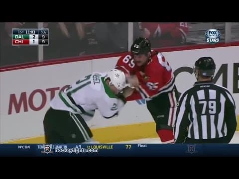 A. Roussel (DAL) vs. A. Shaw (CHI)