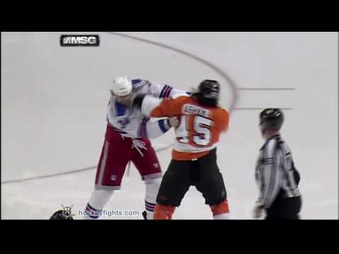 A. Voros (NYR) vs. A. Asham (PHI)