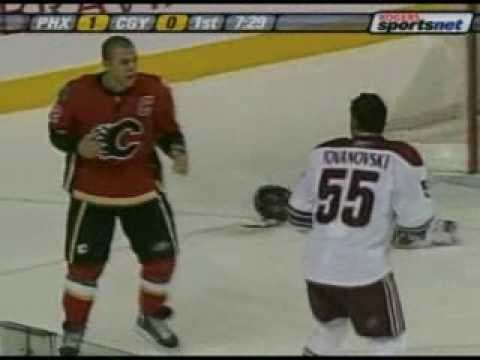 E. Jovanovski (ARI) vs. J. Iginla (CAL)