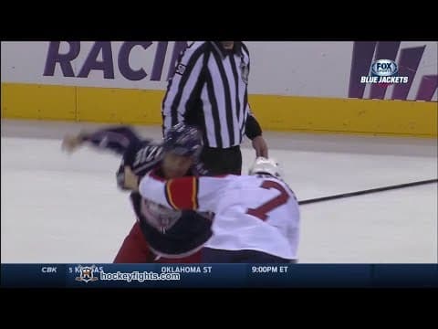 D. Kulikov (FLA) vs. D. MacKenzie (CBJ)