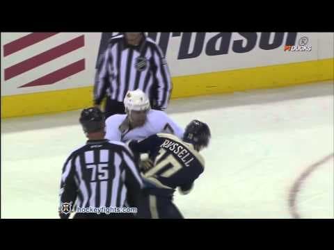 A. Cogliano (ANA) vs. K. Russell (CBJ)