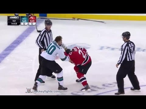 A. Desjardins (SJS) vs. J. Tootoo (NJD)