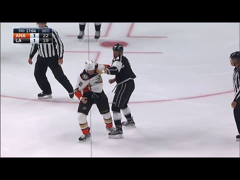 K. Bieksa (ANA) vs. K. Clifford (LAK)