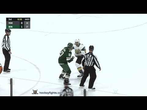 R. Reaves (VGK) vs. M. Foligno (MIN)