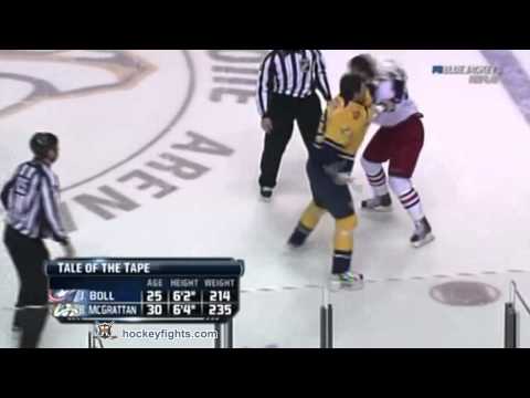 J. Boll (CBJ) vs. B. McGrattan (NSH)