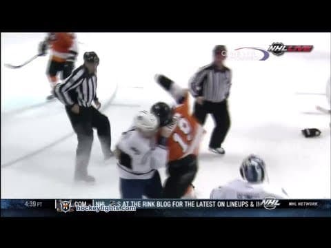 D. Phaneuf (TOR) vs. S. Hartnell (PHI)