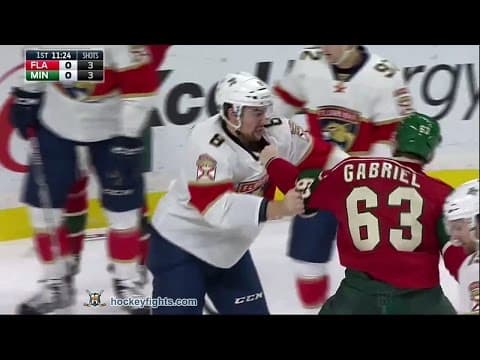 D. McIlrath (FLA) vs. K. Gabriel (MIN)