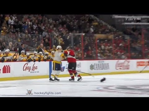 S. Hartnell (NSH) vs. D. Phaneuf (OTT)