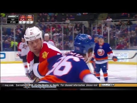 K. Barch (FLA) vs. E. Boulton (NYI)