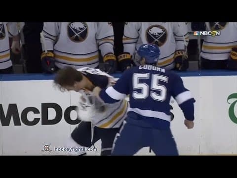 M. Foligno (BUF) vs. B. Coburn (TBL)