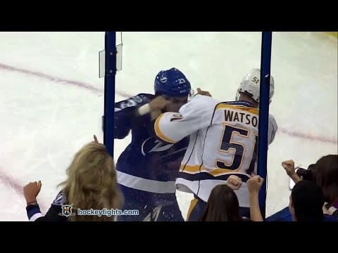 A. Watson (NSH) vs. J. Brown (TBL)