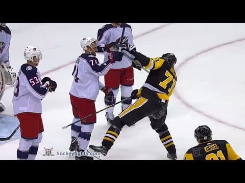 N. Foligno (CBJ) vs. E. Malkin (PIT)