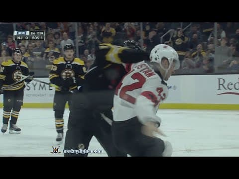 N. Bastian (NJD) vs. J. Lauzon (BOS)