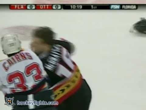 E. Cairns (FLA) vs. B. McGrattan (OTT)