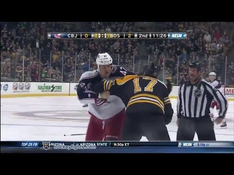 D. Prout (CBJ) vs. M. Lucic (BOS)