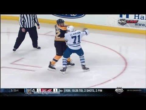 D. Clarkson (TOR) vs. J. Iginla (BOS)