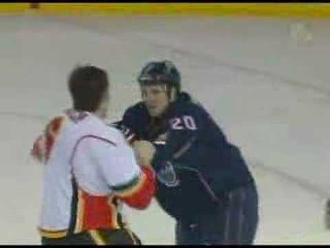 C. Sarich (CAL) vs. C. Glencross (EDM)