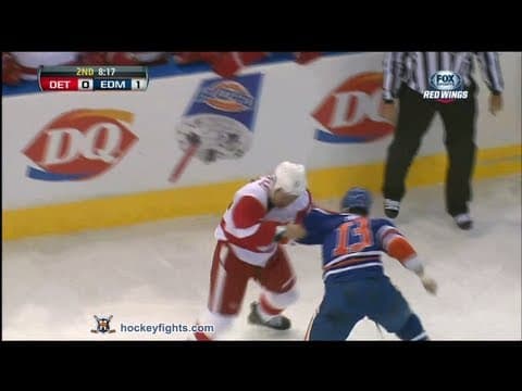 J. Tootoo (DET) vs. M. Brown (EDM)