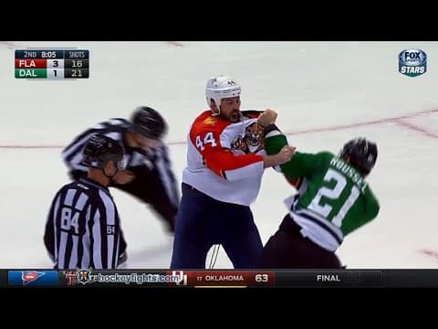 E. Gudbranson (FLA) vs. A. Roussel (DAL)