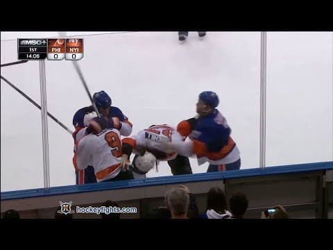 J. Rosehill (PHI) vs. M. Carkner (NYI)