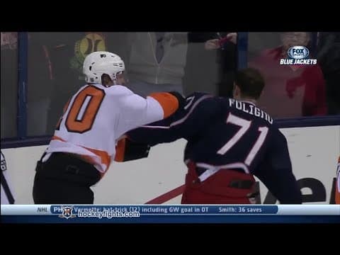 B. Schenn (PHI) vs. N. Foligno (CBJ)