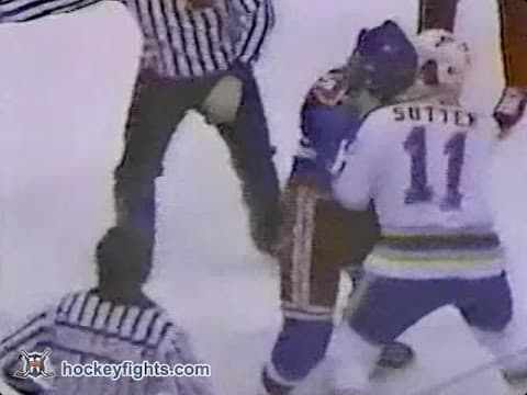 M. McEwen (NYR) vs. B. Sutter (STL)