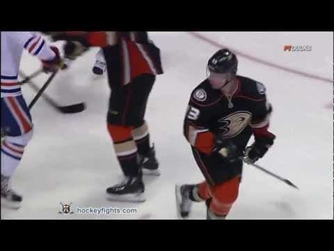 C. Barker (EDM) vs. R. Getzlaf (ANA)