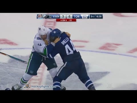 A. Burrows (VAN) vs. M. Rielly (TOR)