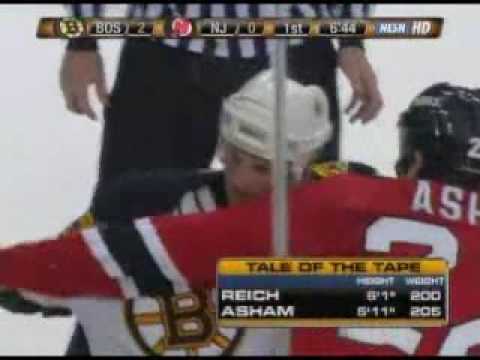 J. Reich (BOS) vs. A. Asham (NJD)