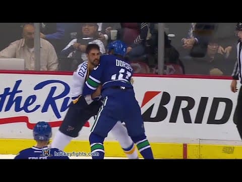 R. Bortuzzo (STL) vs. D. Dorsett (VAN)