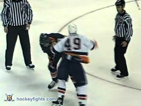 E. Godard (NYI) vs. E. Cairns (FLA)