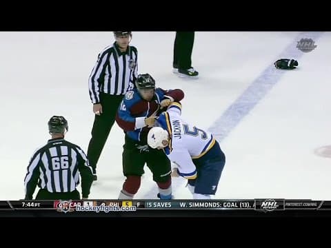 B. Jackman (STL) vs. J. Iginla (COL)