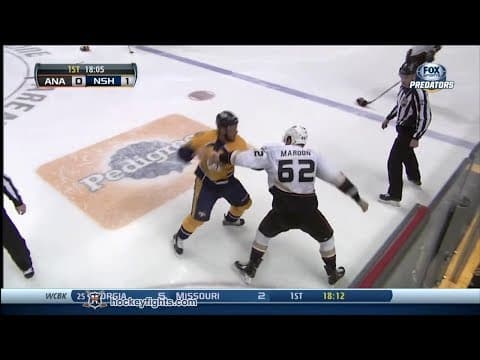 P. Maroon (ANA) vs. R. Clune (NSH)