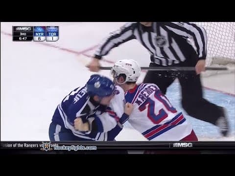 C. Kreider (NYR) vs. D. Phaneuf (TOR)