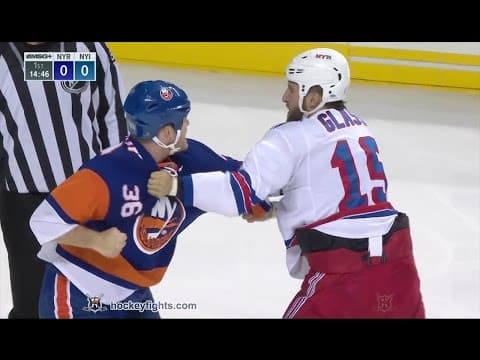 T. Glass (NYR) vs. E. Boulton (NYI)