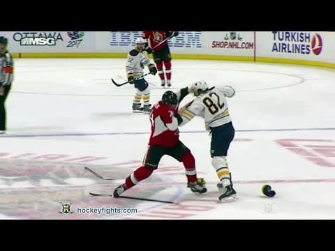 M. Foligno (BUF) vs. M. Borowiecki (OTT)