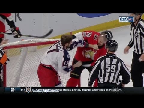 B. Dubinsky (CBJ) vs. M. Borowiecki (OTT)