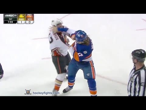 J. Manson (ANA) vs. M. Martin (NYI)