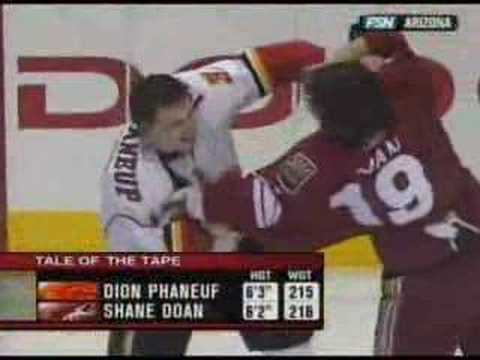 D. Phaneuf (CAL) vs. S. Doan (ARI)