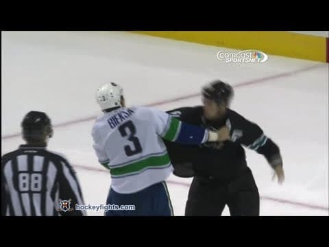 K. Bieksa (VAN) vs. A. Desjardins (SJS)